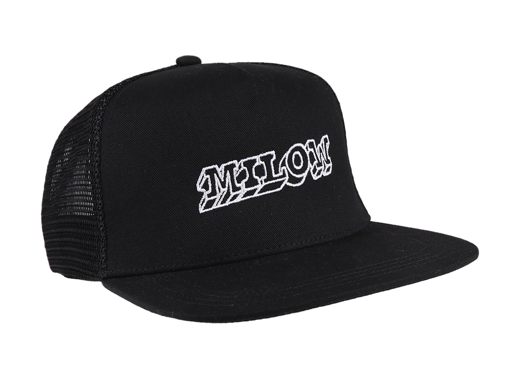 Triple Trucker Hat Black