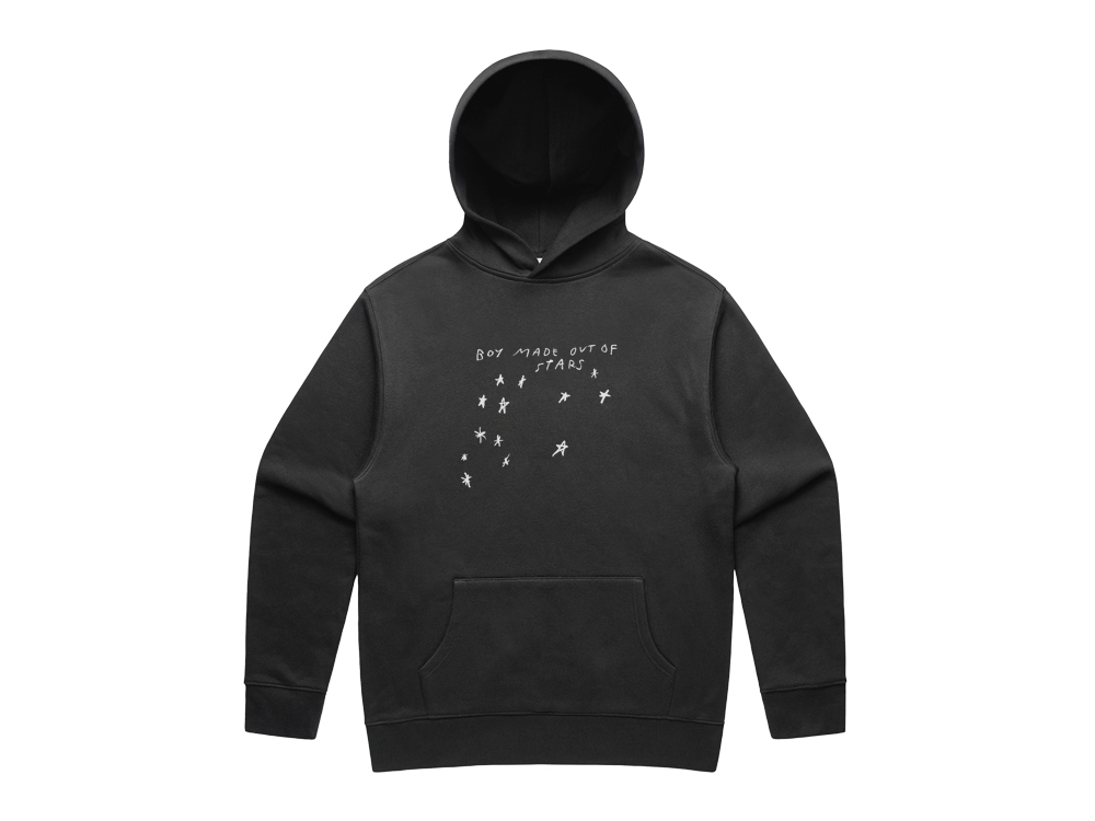 Boy Made out of Stars Hoodie Black