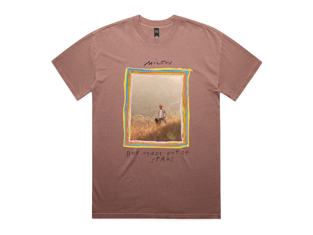 Boy Made out of Stars T-shirt Faded Pink